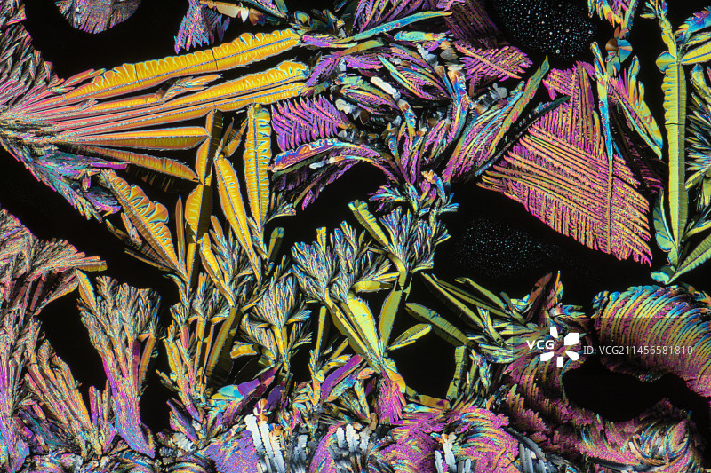 烟酸显微照片图片素材