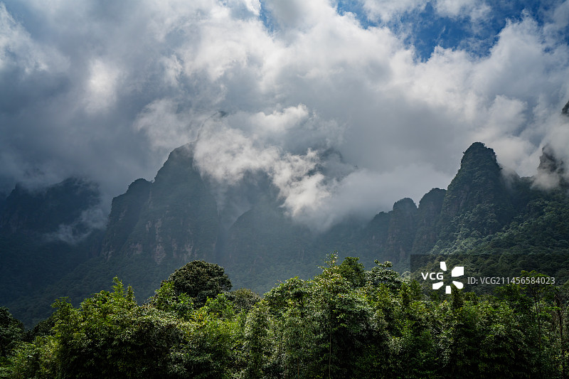 广西金秀圣堂山风光图片素材