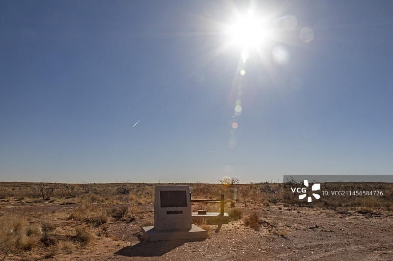 格诺姆项目核试验场，美国新墨西哥州图片素材
