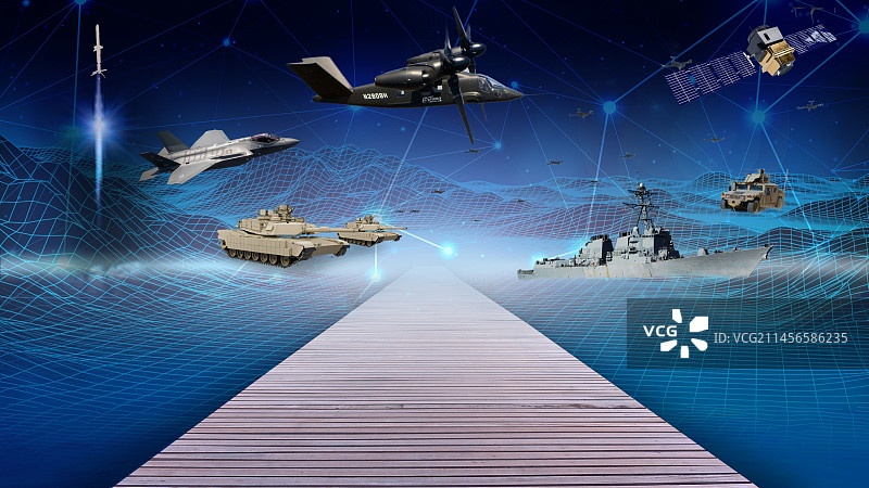军事装备中的连接图片素材