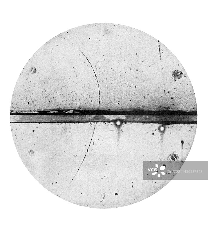1932年发现正电子图片素材