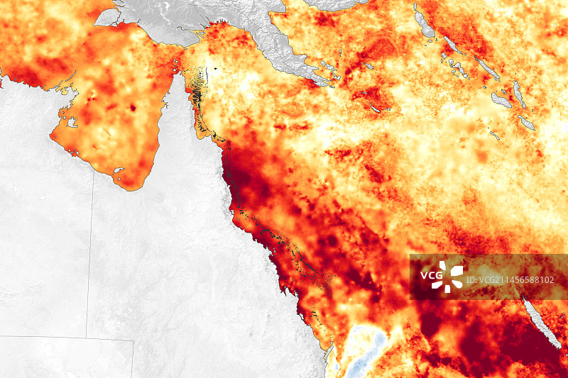 大堡礁大规模白化事件图片素材