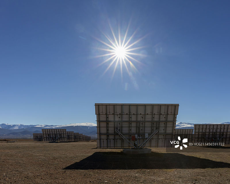 太阳能农场图片素材