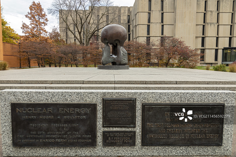 核能雕塑图片素材