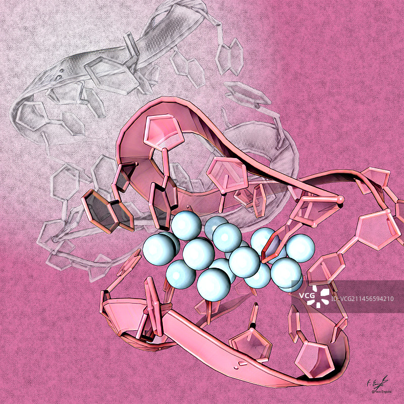 DNA稳定Ag16纳米团簇插图图片素材