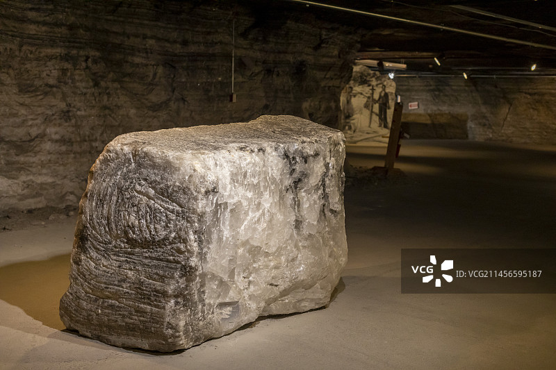 美国堪萨斯州斯特拉塔卡地下盐矿博物馆图片素材