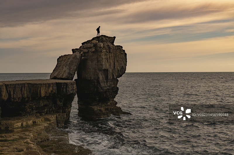 英格兰多塞特郡波特兰比尔图片素材