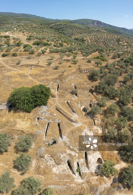 艾多尼亚的迈锡尼室墓图片素材