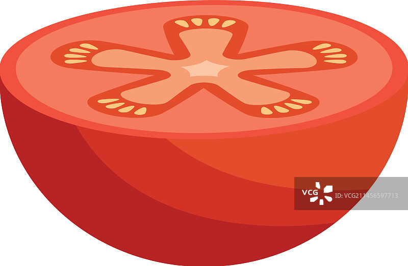 番茄切片图片素材