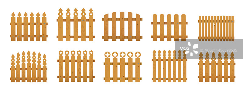 农场牧场花园木栅栏图片素材