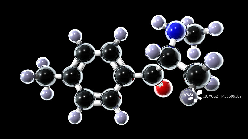 甲氧麻黄酮药物分子图片素材