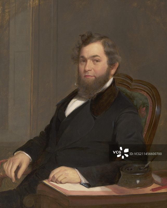 美国运输企业家威廉·乔治·法戈图片素材