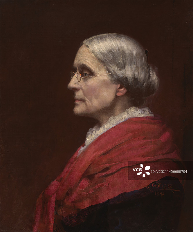 美国民权领袖苏珊·布朗奈尔·安东尼图片素材