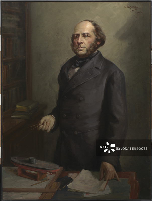 约翰·埃里克森：瑞典裔美国发明家图片素材