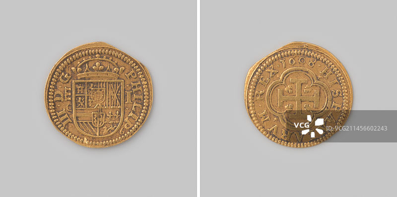 1609年西班牙埃斯库多图片素材