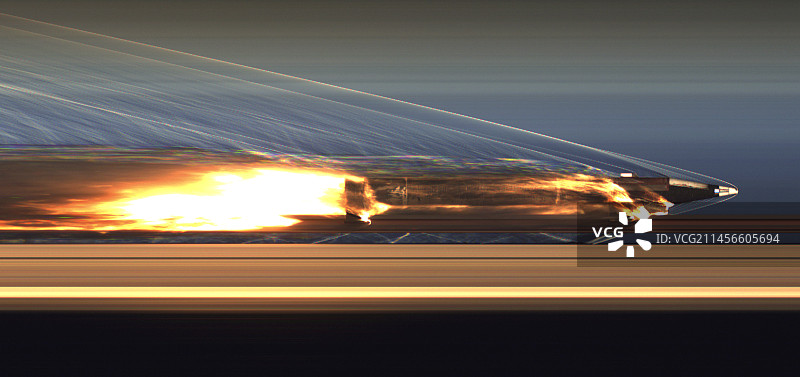 高超音速雪橇图片素材