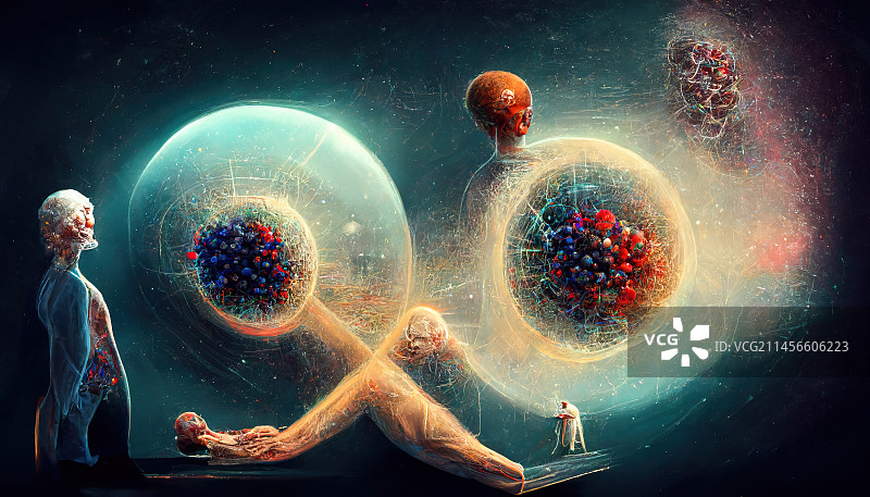 长寿概念插图图片素材