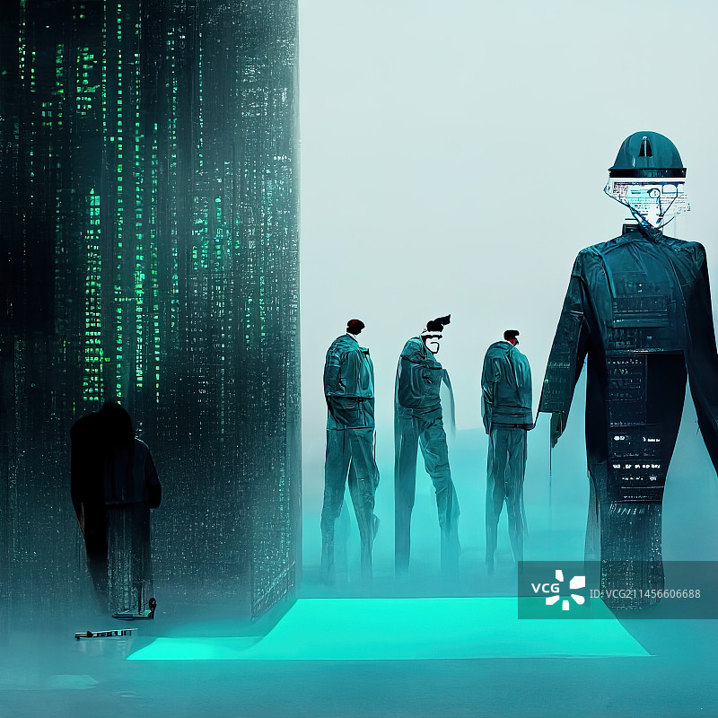 网络安全插画图片素材