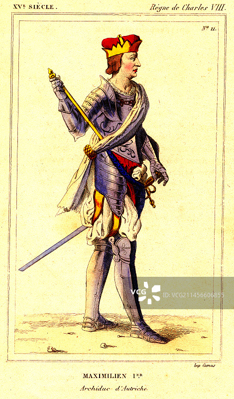 马克西米利安一世，神圣罗马帝国皇帝图片素材