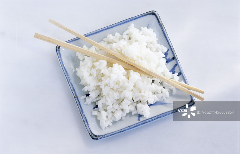 煮熟的长粒米图片素材