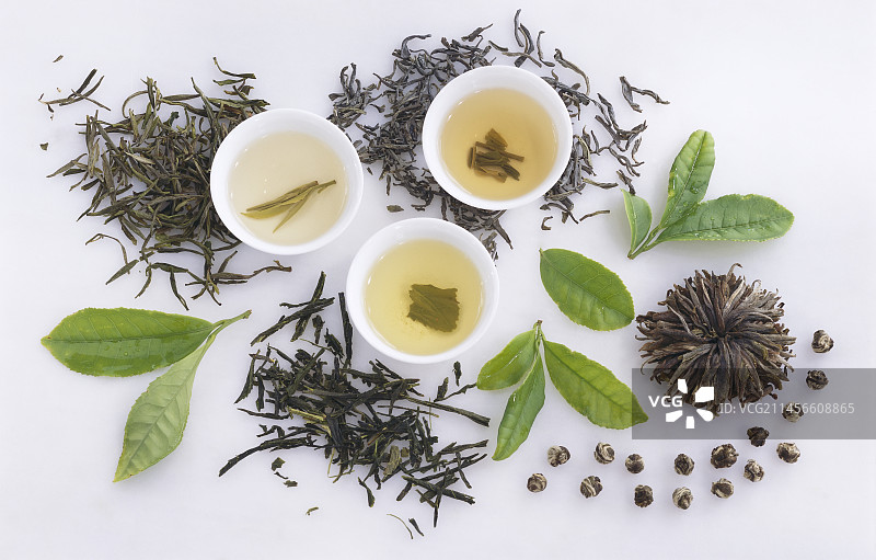 各种绿茶图片素材