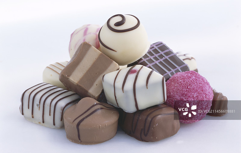 什锦巧克力图片素材