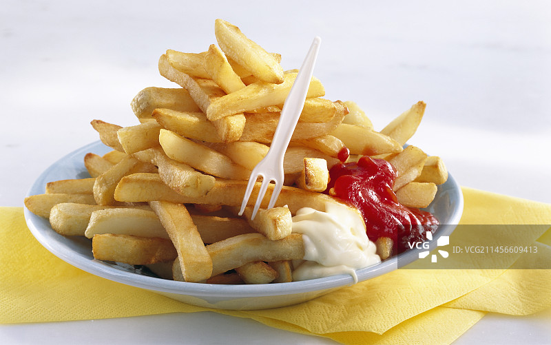 薯条拼盘图片素材