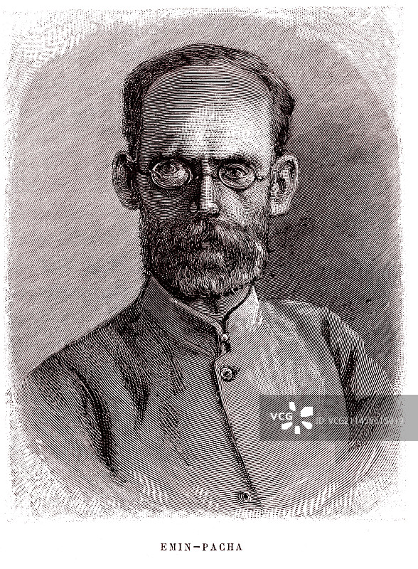 埃明·帕夏，奥斯曼医生和博物学家图片素材