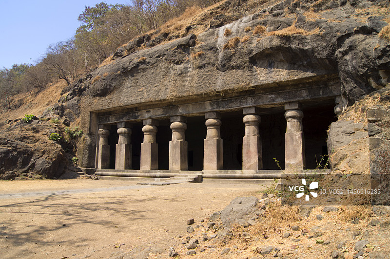 孟买象岛图片素材