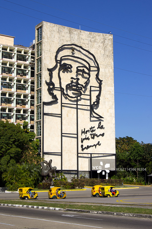 切·格瓦拉艺术作品，哈瓦那图片素材