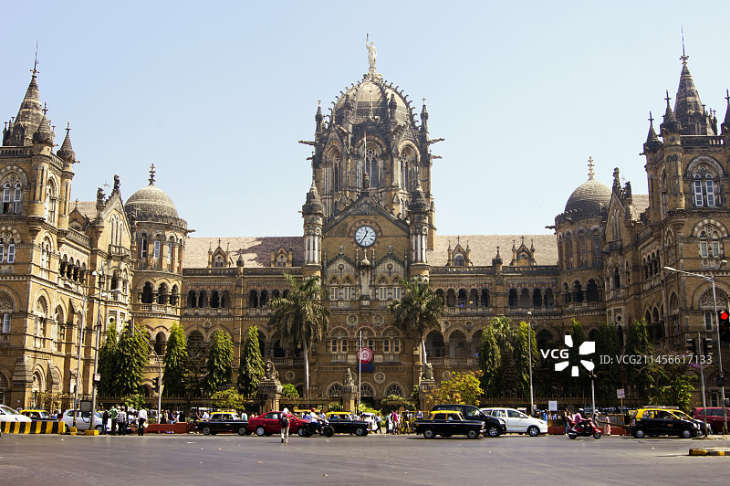 孟买火车站图片素材