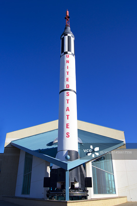 堪萨斯宇宙中心的红石火箭图片素材