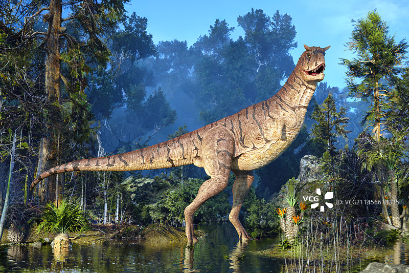 食肉牛龙恐龙插画图片素材