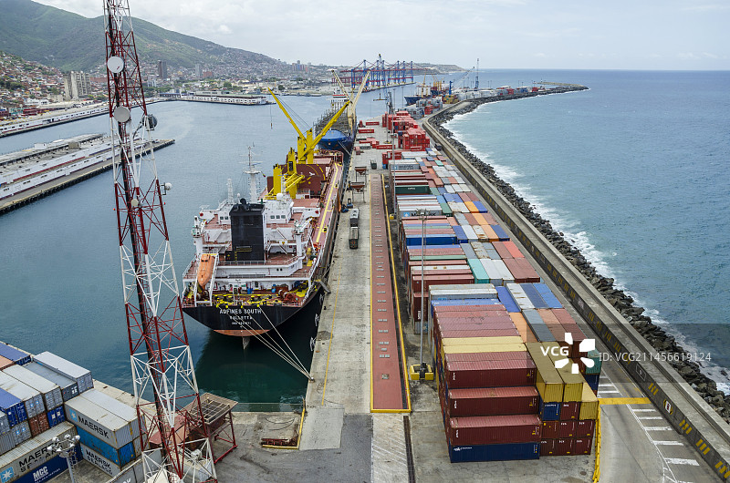 委内瑞拉拉瓜伊拉港图片素材