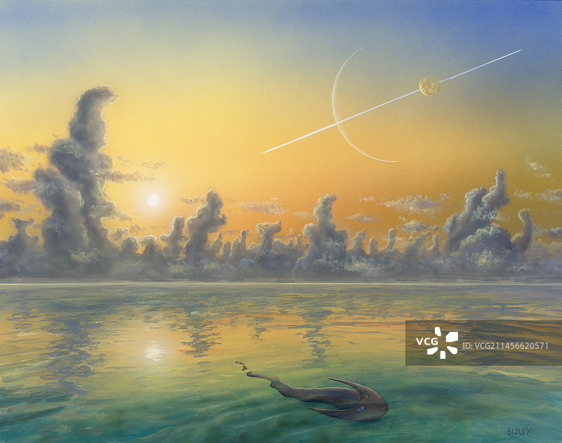 系外行星插图图片素材