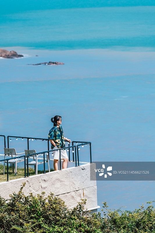 舟山白沙岛海景房风光图片素材