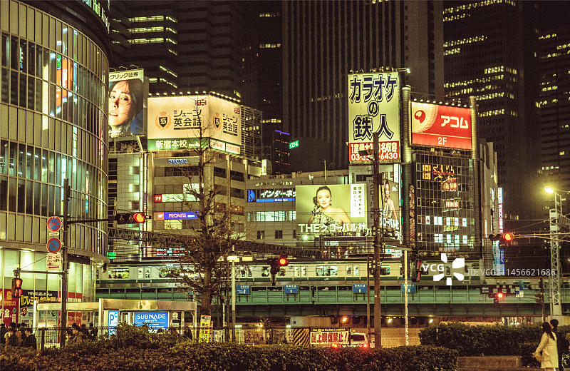 东京的日与夜图片素材