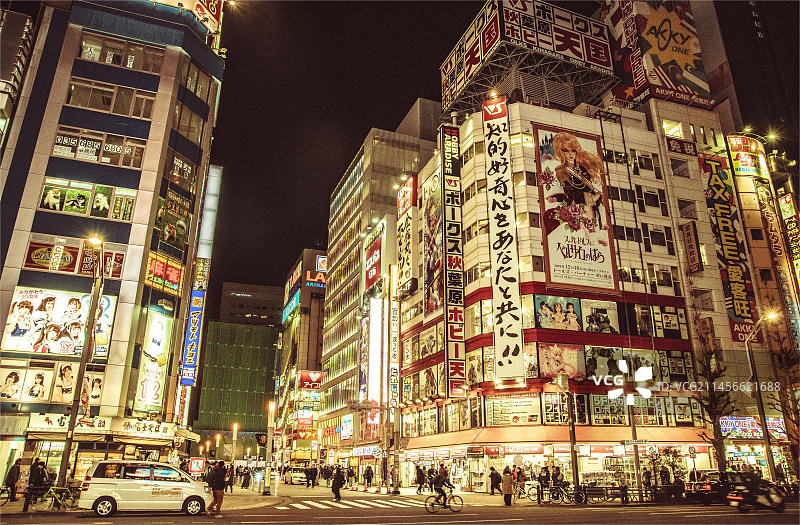 东京的日与夜图片素材