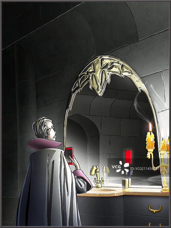 讽刺插画自拍图片素材