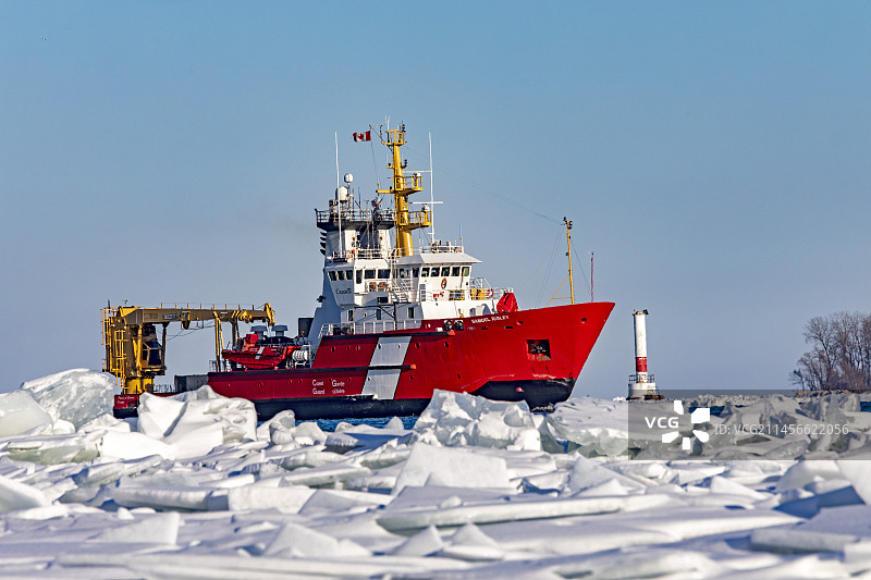 加拿大海岸警卫队破冰船图片素材