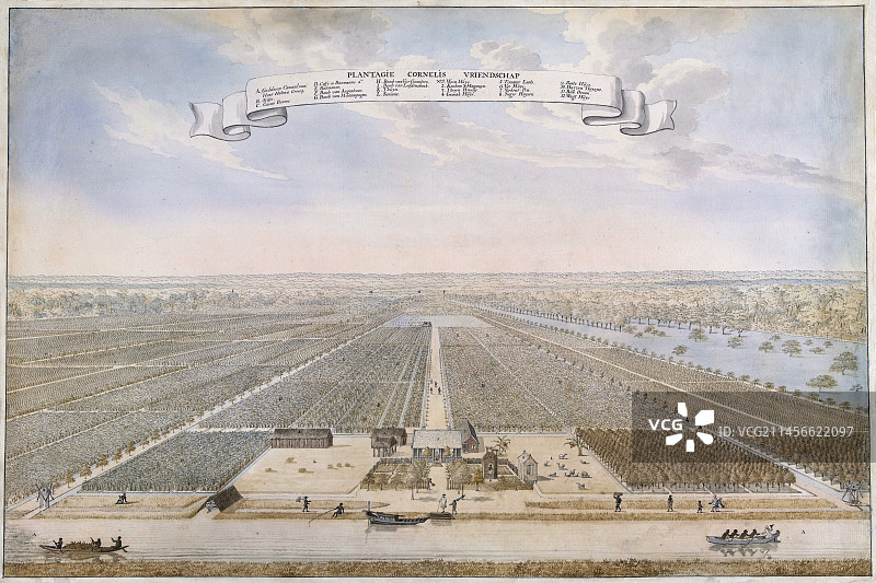 苏里南的荷兰种植园“科内利斯友谊”图片素材