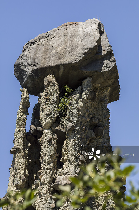 石柱顶端图片素材