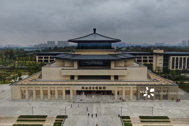 西安陕西考古博物馆图片素材