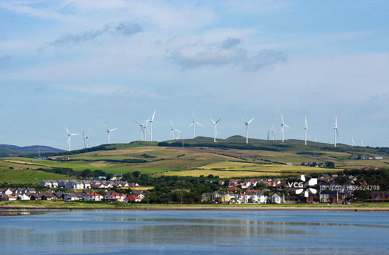 苏格兰阿德罗桑风电场图片素材