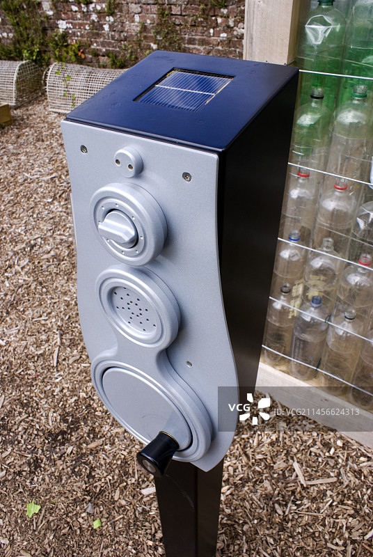 太阳能盲人解说器图片素材