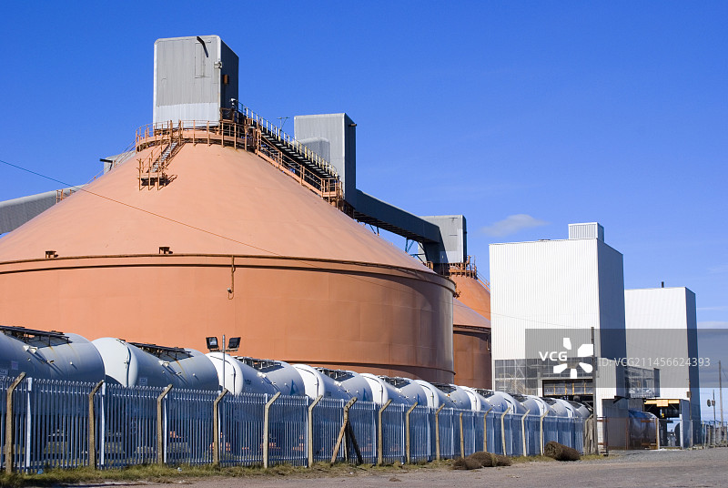 布莱斯港的储料仓图片素材