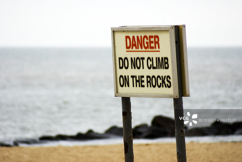 攀岩警告标志图片素材