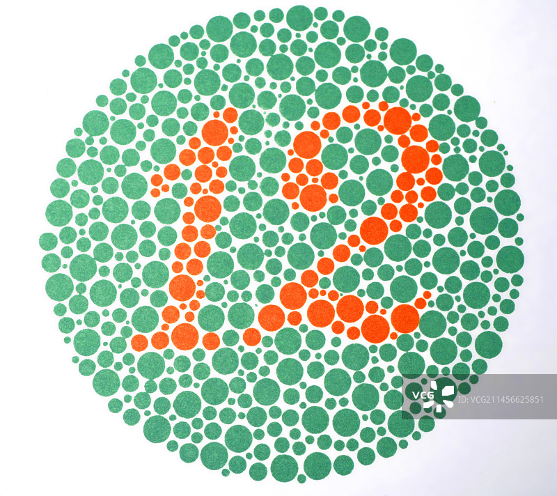 石原氏色盲检测图图片素材