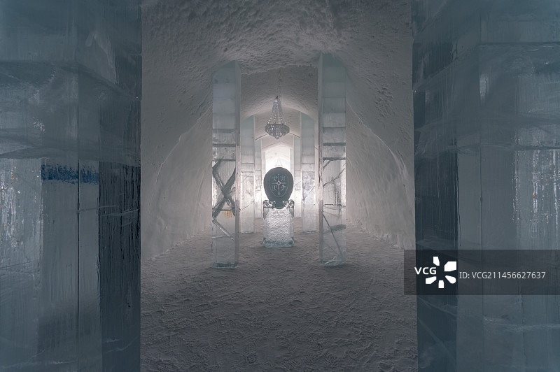 瑞典尤卡斯耶尔维冰雪酒店图片素材