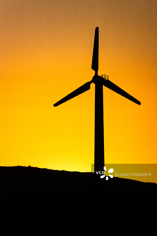 风力涡轮机图片素材